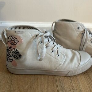 BANGS monstera/plant sneaker high top